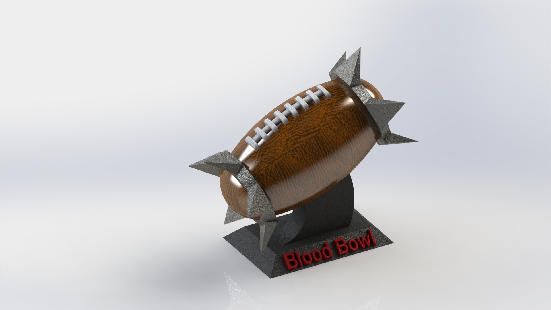 Free STL file Blood Bowl Ball 🩸 ・3D printer model to download・Cults